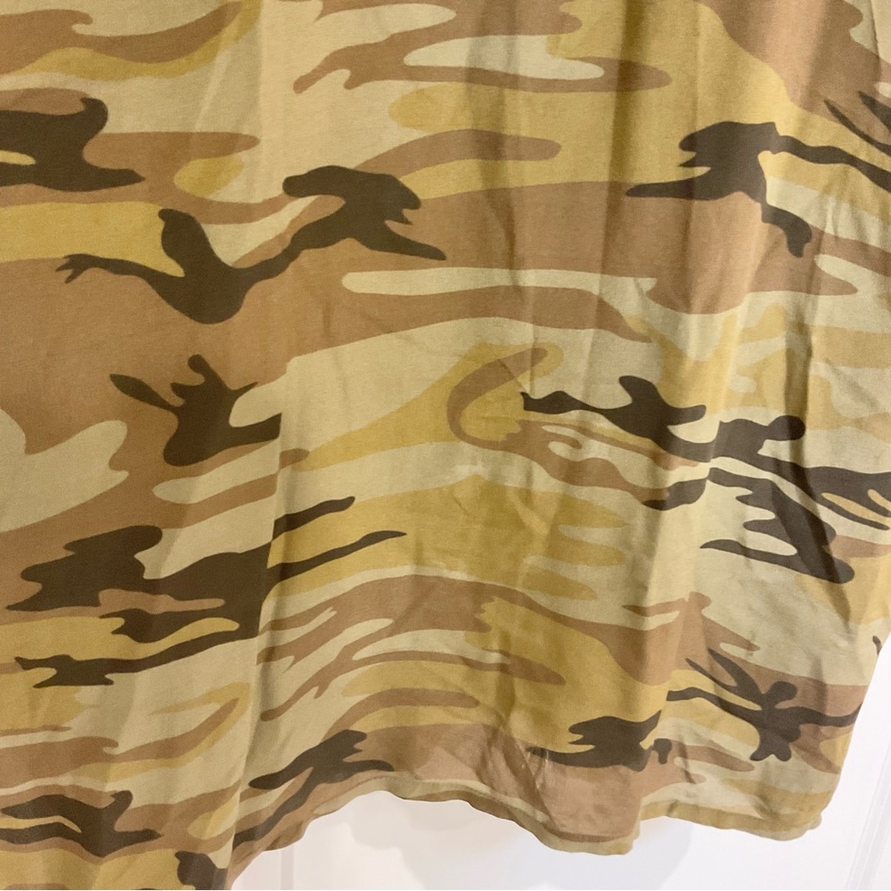 Johnny Was Workshop Silk Embroidered Camo Dress Size M, EUC - Picture 9 of 9